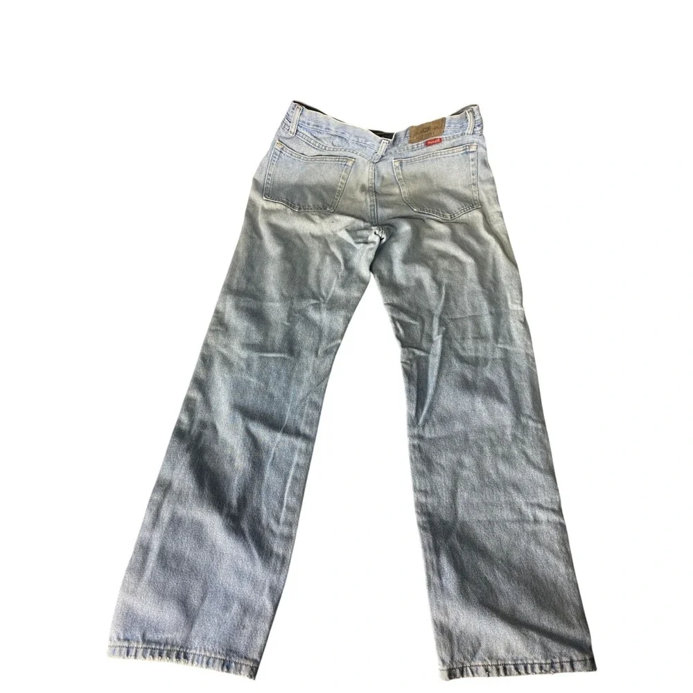 Vintage Wrangler Mens Relaxed Fit Light Wash Denim Jeans 33x32‎ USA Cotton jenas